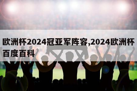 欧洲杯2024冠亚军阵容,2024欧洲杯百度百科